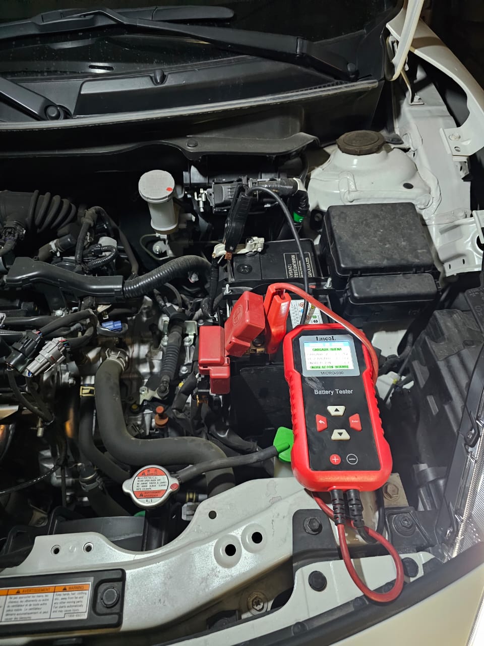 Trabajo realizado - Instalación de batería